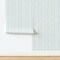 Sage Green Stripe Regency Cottagecore Neutral Traditional Soft Blue Pastel Greens Grandmillenial Custom Pre-pasted Wallpaper by Spoonflower Pre-Pasted Wallpaper 2FT Wide